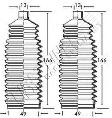 Пыльник, рулевое управление