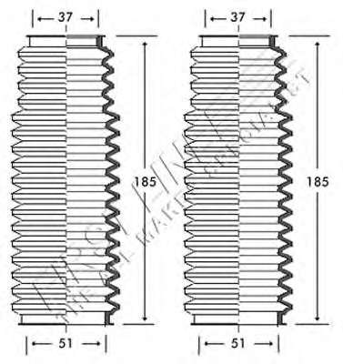 Пыльник, рулевое управление