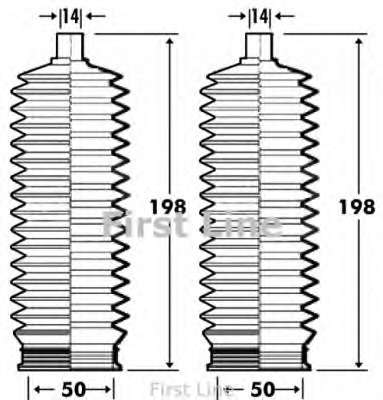 Пыльник, рулевое управление