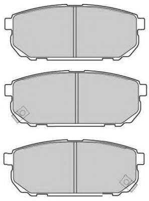 Комплект тормозных колодок, дисковый тормоз