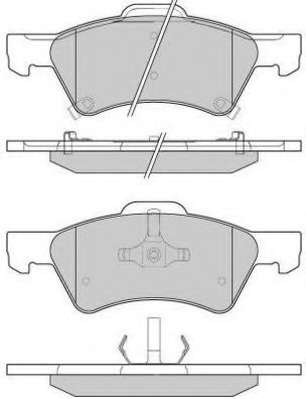 Комплект тормозных колодок, дисковый тормоз