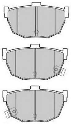 Комплект тормозных колодок, дисковый тормоз