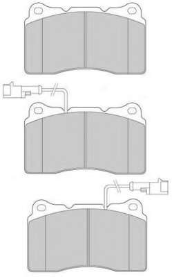 Комплект тормозных колодок, дисковый тормоз