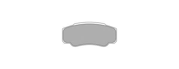 Комплект тормозных колодок, дисковый тормоз