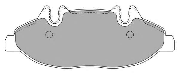 Колодки гальмівні