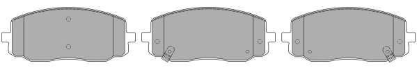 Комплект тормозных колодок, дисковый тормоз