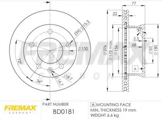 Диск гальмівний
