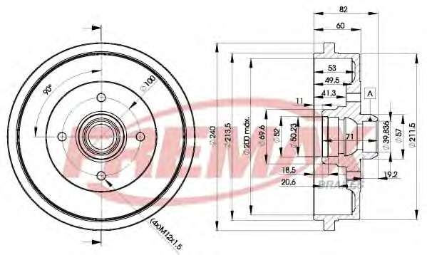 Тормозной барабан