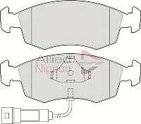 Комплект тормозных колодок, дисковый тормоз