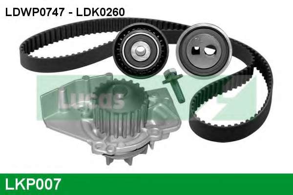 Водяной насос + комплект зубчатого ремня