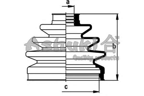 Комплект пылника, приводной вал