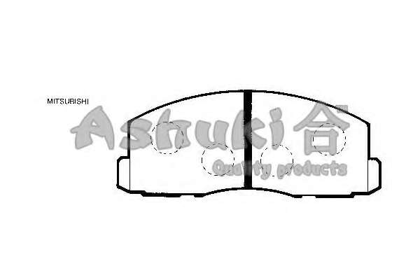 Комплект тормозных колодок, дисковый тормоз