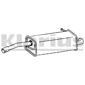 Глушитель выхлопных газов конечный