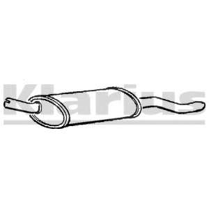 Глушитель выхлопных газов конечный