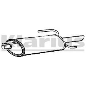 Глушитель выхлопных газов конечный