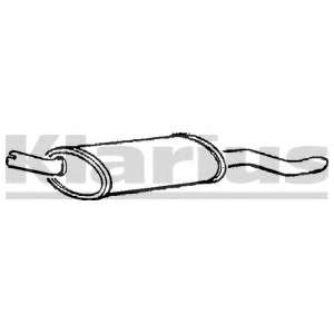 Глушитель выхлопных газов конечный