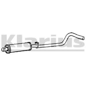 Средний глушитель выхлопных газов