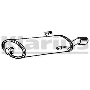 Глушитель выхлопных газов конечный