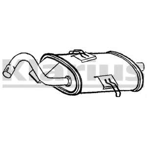 Глушитель выхлопных газов конечный