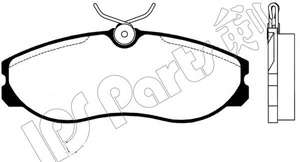 Комплект тормозных колодок, дисковый тормоз