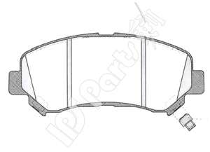 Комплект тормозных колодок, дисковый тормоз