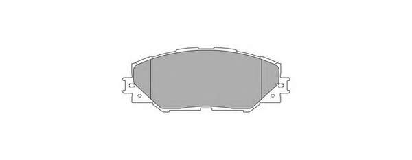 Комплект тормозных колодок, дисковый тормоз