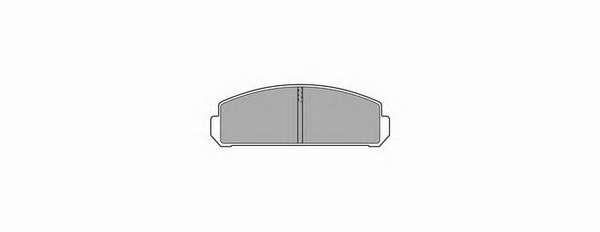 Комплект тормозных колодок, дисковый тормоз