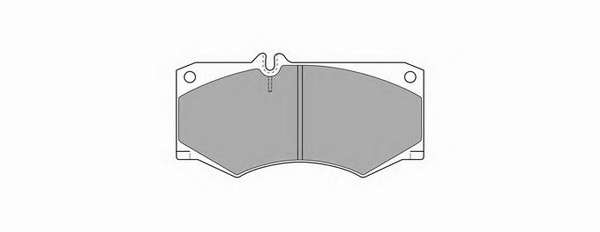 Комплект тормозных колодок, дисковый тормоз