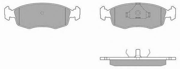Комплект тормозных колодок, дисковый тормоз