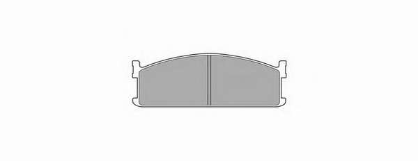 Комплект тормозных колодок, дисковый тормоз