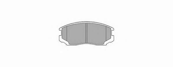Комплект тормозных колодок, дисковый тормоз