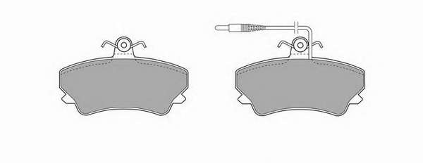 Комплект тормозных колодок, дисковый тормоз