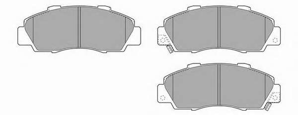 Комплект тормозных колодок, дисковый тормоз