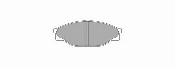 Комплект тормозных колодок, дисковый тормоз