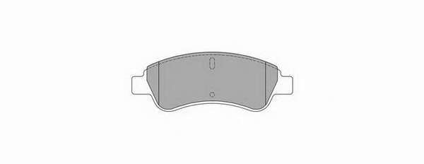 Комплект тормозных колодок, дисковый тормоз