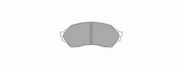 Комплект тормозных колодок, дисковый тормоз