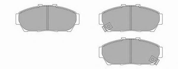 Комплект тормозных колодок, дисковый тормоз