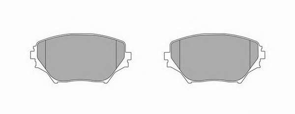 Комплект тормозных колодок, дисковый тормоз