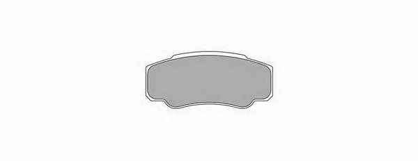Комплект тормозных колодок, дисковый тормоз