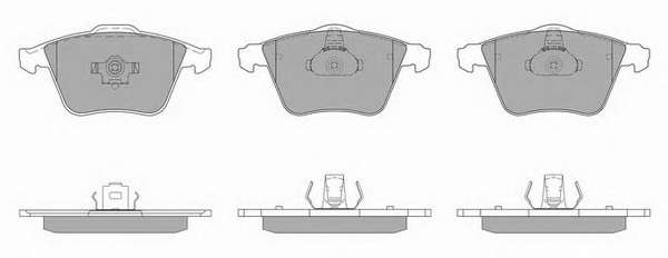 Комплект тормозных колодок, дисковый тормоз