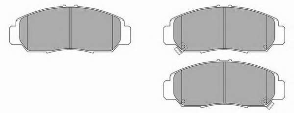 Комплект тормозных колодок, дисковый тормоз