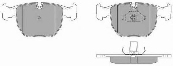 Комплект тормозных колодок, дисковый тормоз
