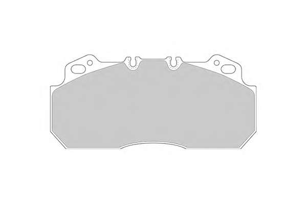 Комплект тормозных колодок, дисковый тормоз