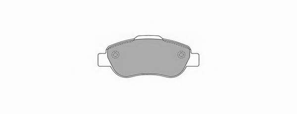 Комплект тормозных колодок, дисковый тормоз