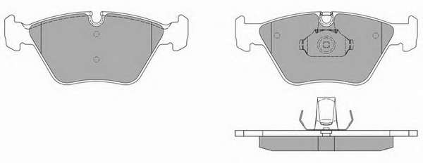 Комплект тормозных колодок, дисковый тормоз