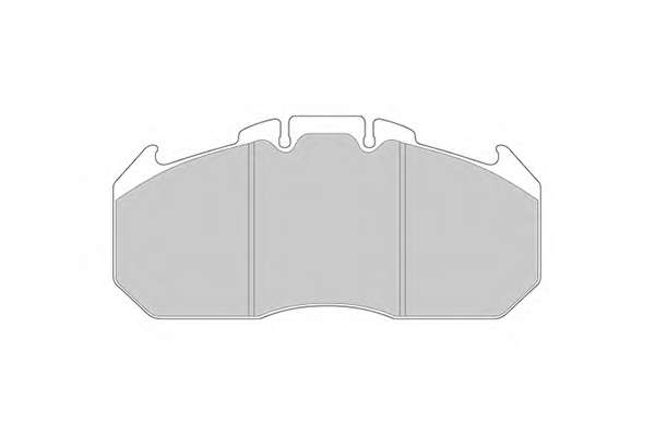 Комплект тормозных колодок, дисковый тормоз