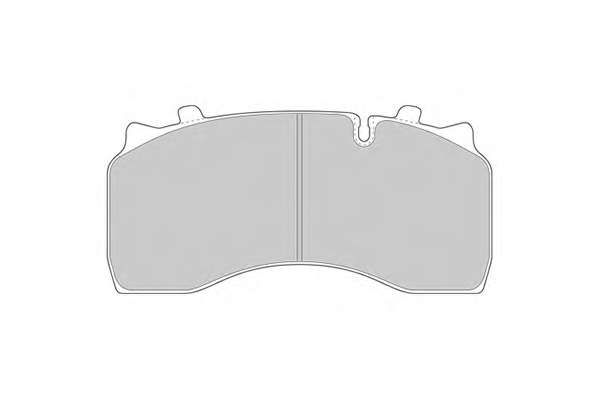 Комплект тормозных колодок, дисковый тормоз