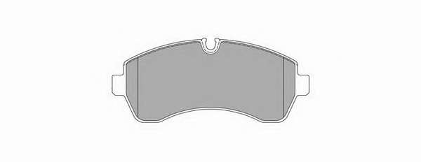 Комплект тормозных колодок, дисковый тормоз