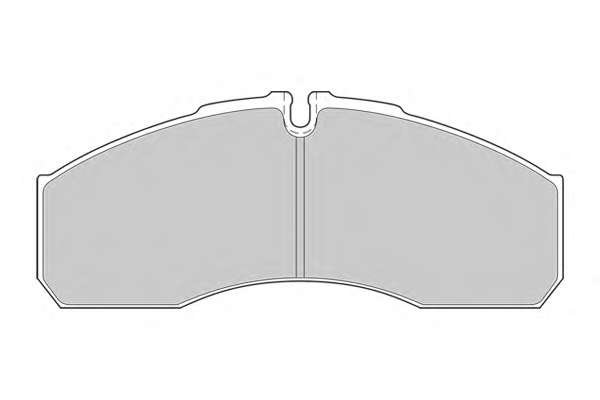 Комплект тормозных колодок, дисковый тормоз