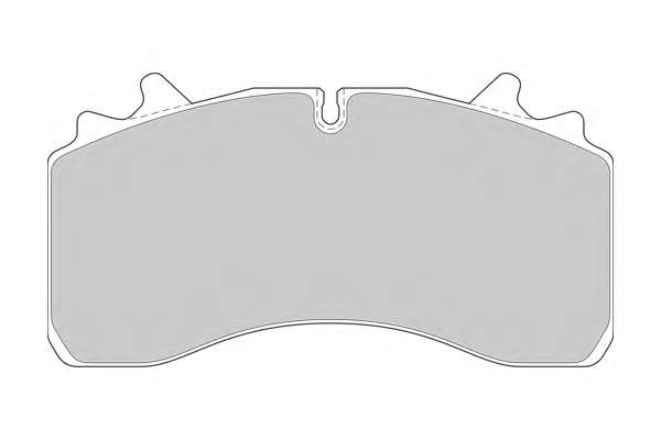 Комплект тормозных колодок, дисковый тормоз